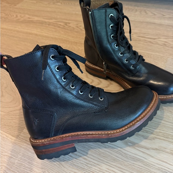 Frye Women’s Combat Boots - Picture 2 of 3